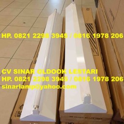Kap Lampu TL V 1 x 36 Watt Full Cover